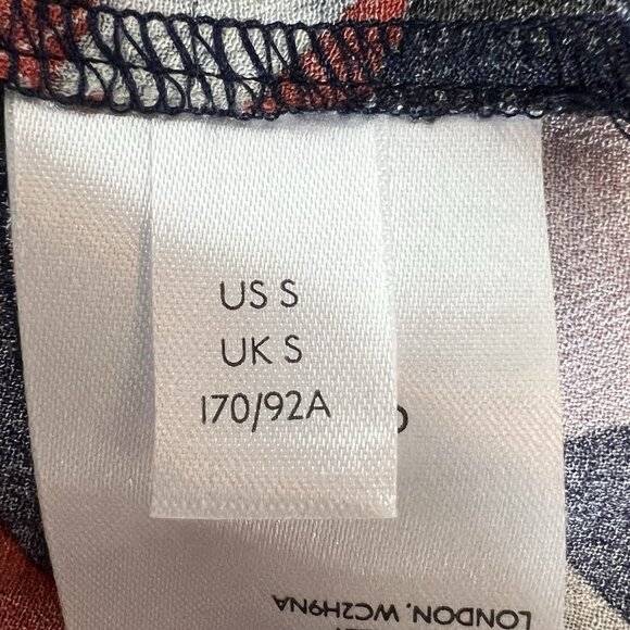 Maeve Anthropologie Cheyenne Peplum Birds Print Blouse Small Top Long Sleeves - Picture 10 of 12